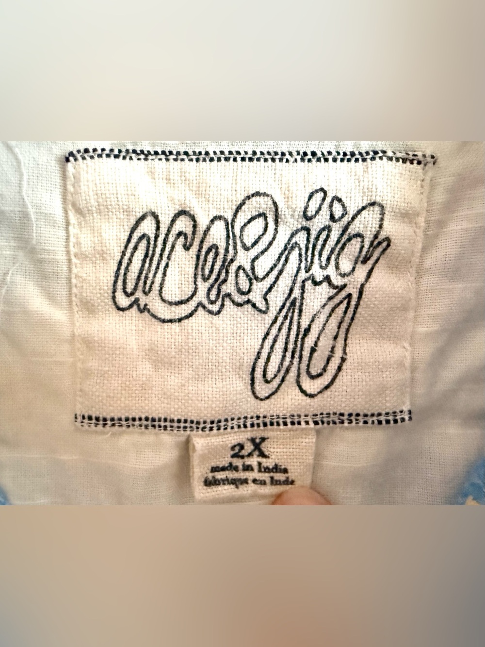 Ace & Jig Alma Shirt tunic in Ferry 2x EUC - Picture 3 of 4
